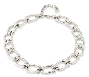 Short link chain necklace (SILVER)