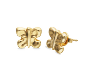Stud earrings with a butterfly shape (GOLD)