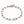 Rectangular link chain bracelet (SILVER)
