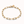 Rectangular link chain bracelet (GOLD)