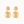 Circle drop earrings (GOLD)
