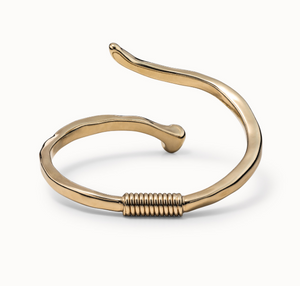 Organic‑style bangle bracelet (GOLD)