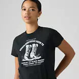 GR Favorite Tee Denim and Dust Boots