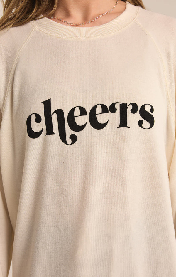 Cassie Cheers Long Sleeve Raglan