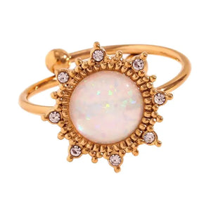 Soleil Opal Sun Ring