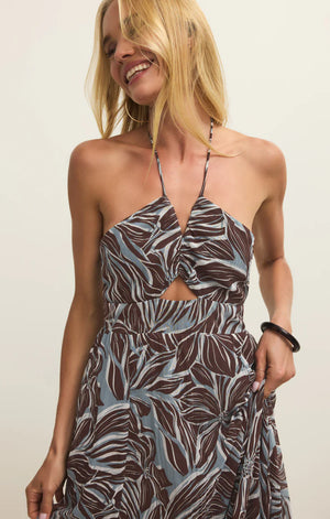 Lanie Zinn Floral Maxi Dress