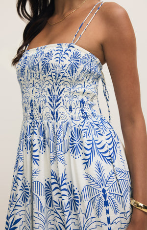 Nadine Palm Maxi Dress