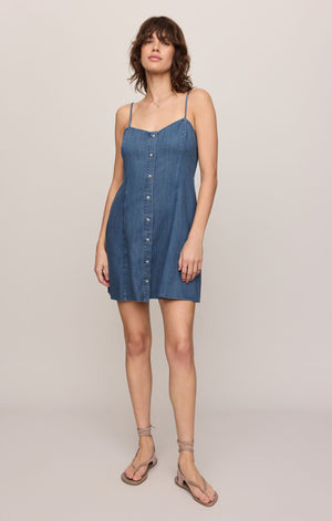 Angel Eyes Denim Mini Dress
