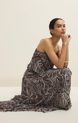 Vitoria Zinn Floral Maxi Skirt