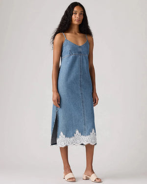 90's Denim Slip Dress Slipped My Mind