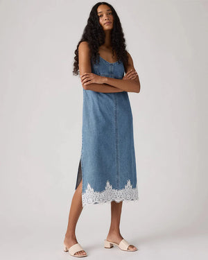 90's Denim Slip Dress Slipped My Mind