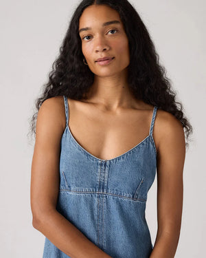 90's Denim Slip Dress Slipped My Mind