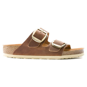 Arizona Big Buckle Cognac Oiled Leather