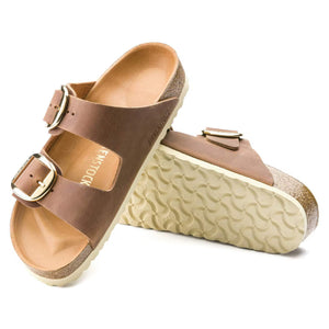 Arizona Big Buckle Cognac Oiled Leather