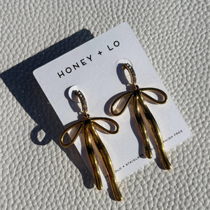 Blaire Bow Drop Earrings