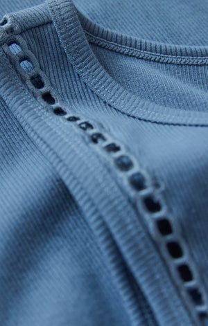 Boa Rib Tank Lake Blue