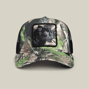 Camouflage Panther Trucker Hat