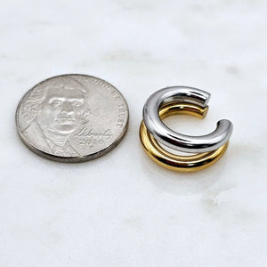 Double Layer Two Tone Ear Cuff