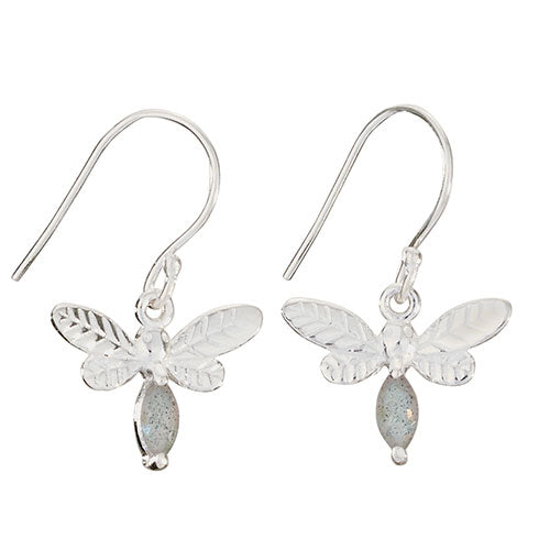 Labradorite Dragonfly Earrings