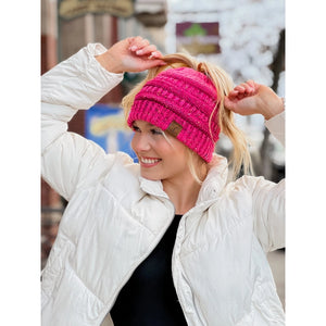 Flecked Ombre C.C. Tail Beanie