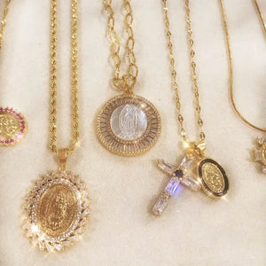 Good Friday Double Charm Pendant Necklace