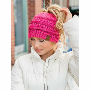 Flecked Ombre C.C. Tail Beanie