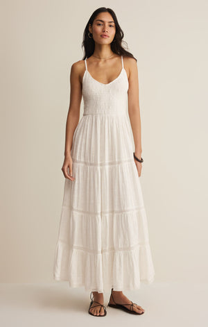 Behati Eyelet Midi Dress