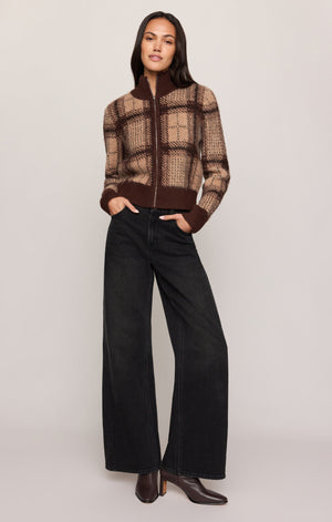 Frostline Plaid Cardigan