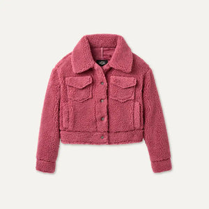 Frankie Short Trucker Jacket Strawberry
