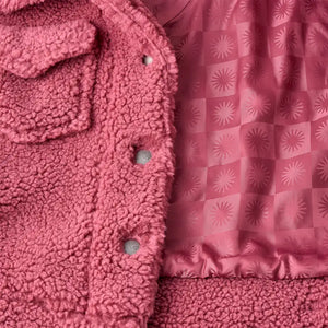 Frankie Short Trucker Jacket Strawberry