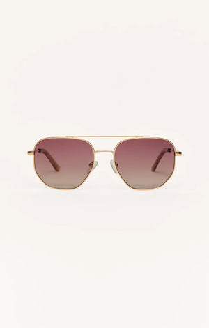 Highway Polarized Sunglasses Rose Gold