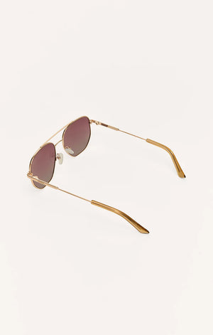 Highway Polarized Sunglasses Rose Gold