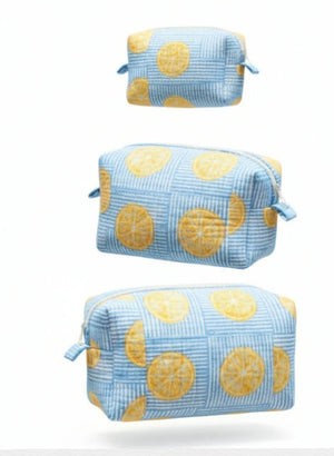 Toiletry Set-Lemon/Blue