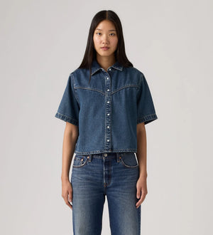 Logan SS Denim Shirt Tencel Tinted Times