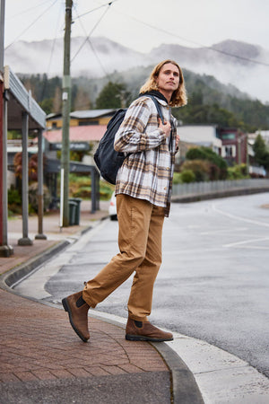 Men's 2581 Tobacco Suede Dress Boots