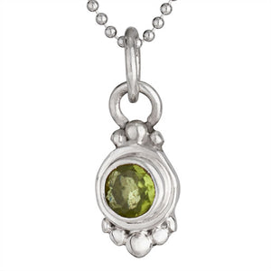 August Birthstone Necklace