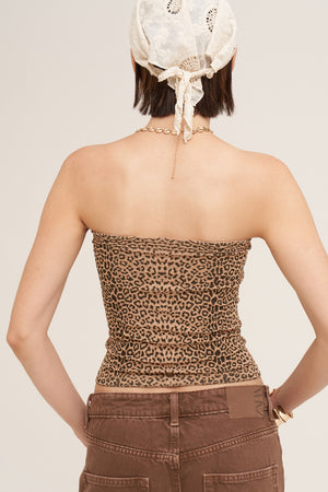 Leopard Tube Top