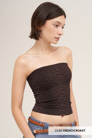 Leopard Tube Top
