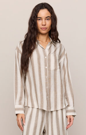 The Perfect Striped Button Up