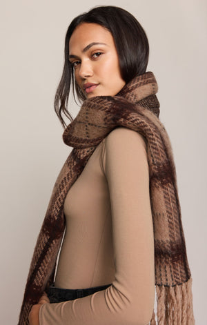 Frostline Plaid Scarf
