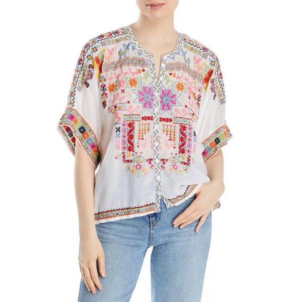 Xylia Embroidered Blouse