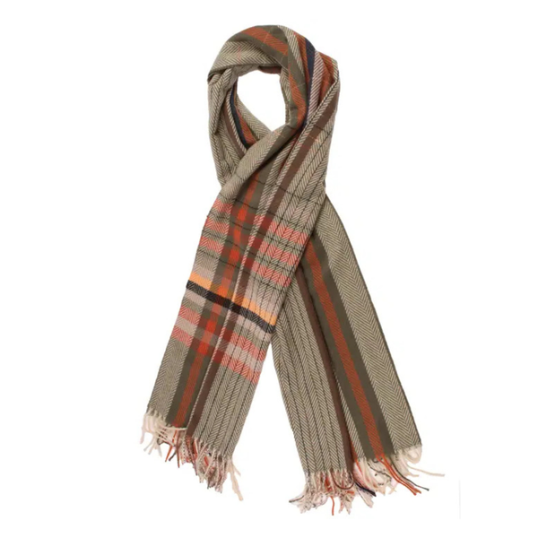 Olive Grove Plaid Scarf