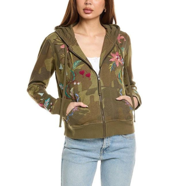 Amarylla Camo Zip Hoodie