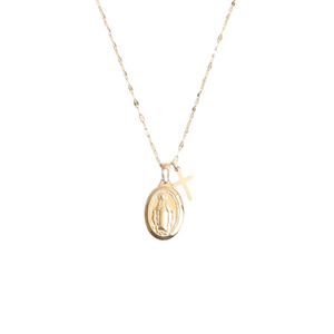 Miraculous Pendant Gold Necklace