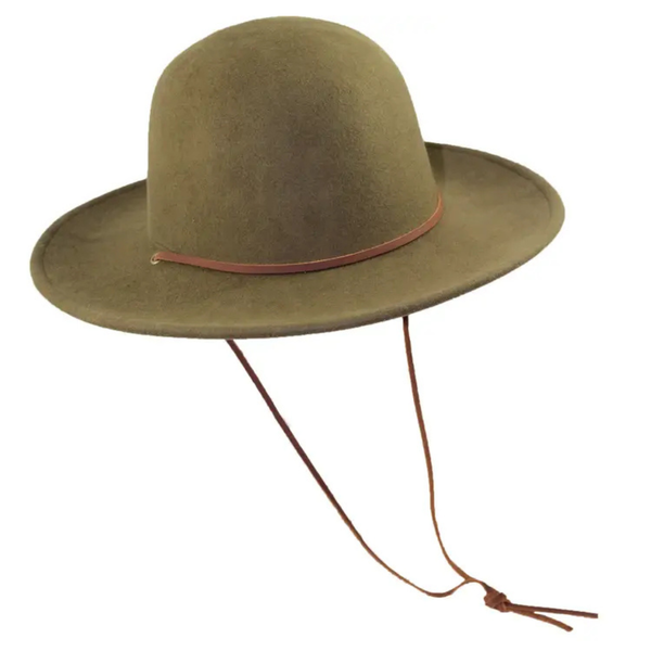 Round Top Hat With Chin Cord