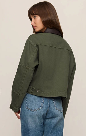 Rey Cropped Chore Jacket