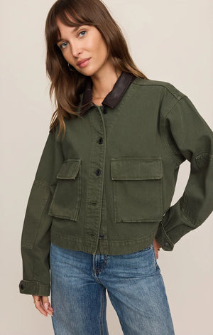 Rey Cropped Chore Jacket