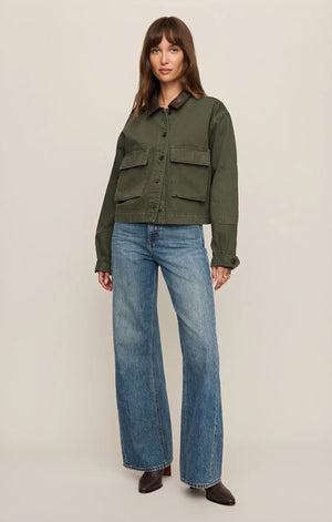 Rey Cropped Chore Jacket