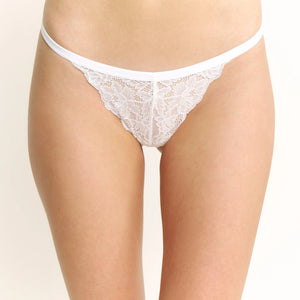 Riot Lace Thong Ivory