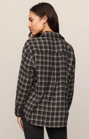 River Plaid Button Up
